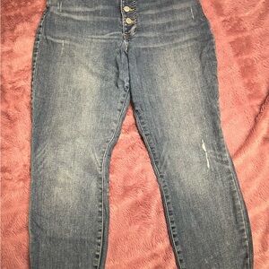 Lucky Brand High Rise Skinny Blue Jeans